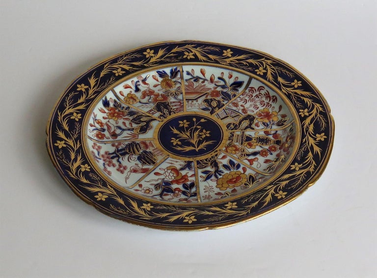 Fine Rare Mason's Ironstone Dinner Plate Hand Painted Radial Japan