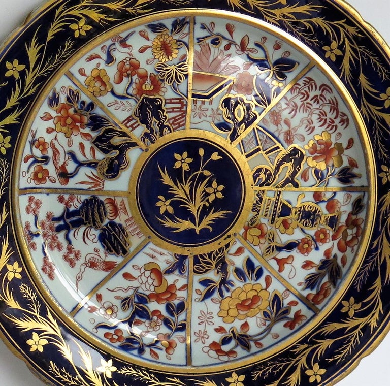 Fine Rare Mason's Ironstone Dinner Plate Hand Painted Radial Japan