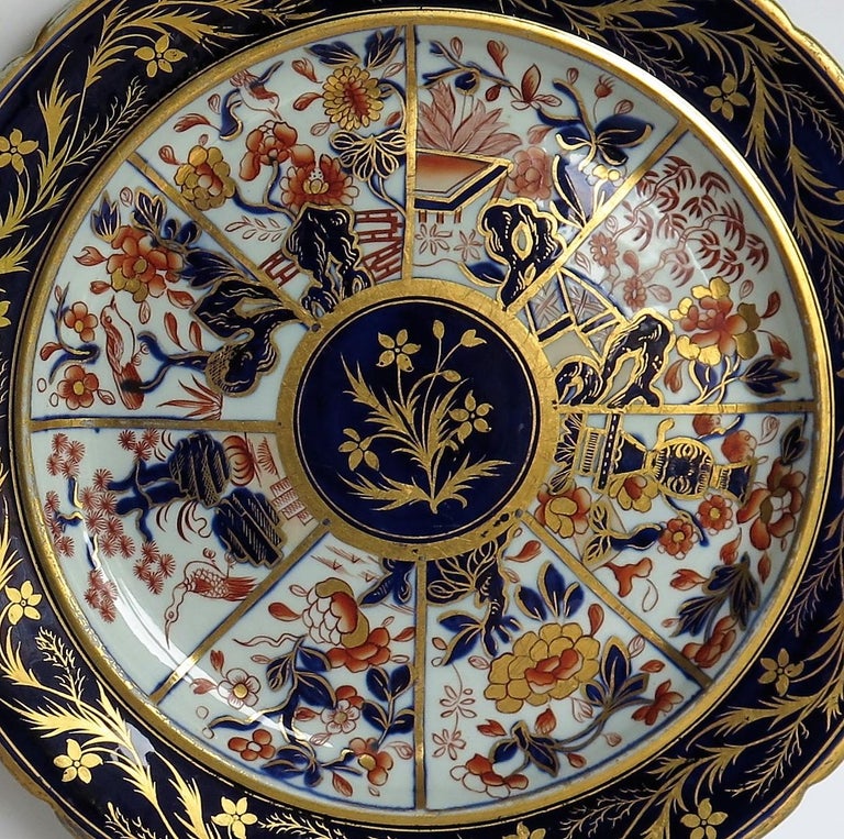 Fine Rare Mason's Ironstone Dinner Plate Hand Painted Radial Japan