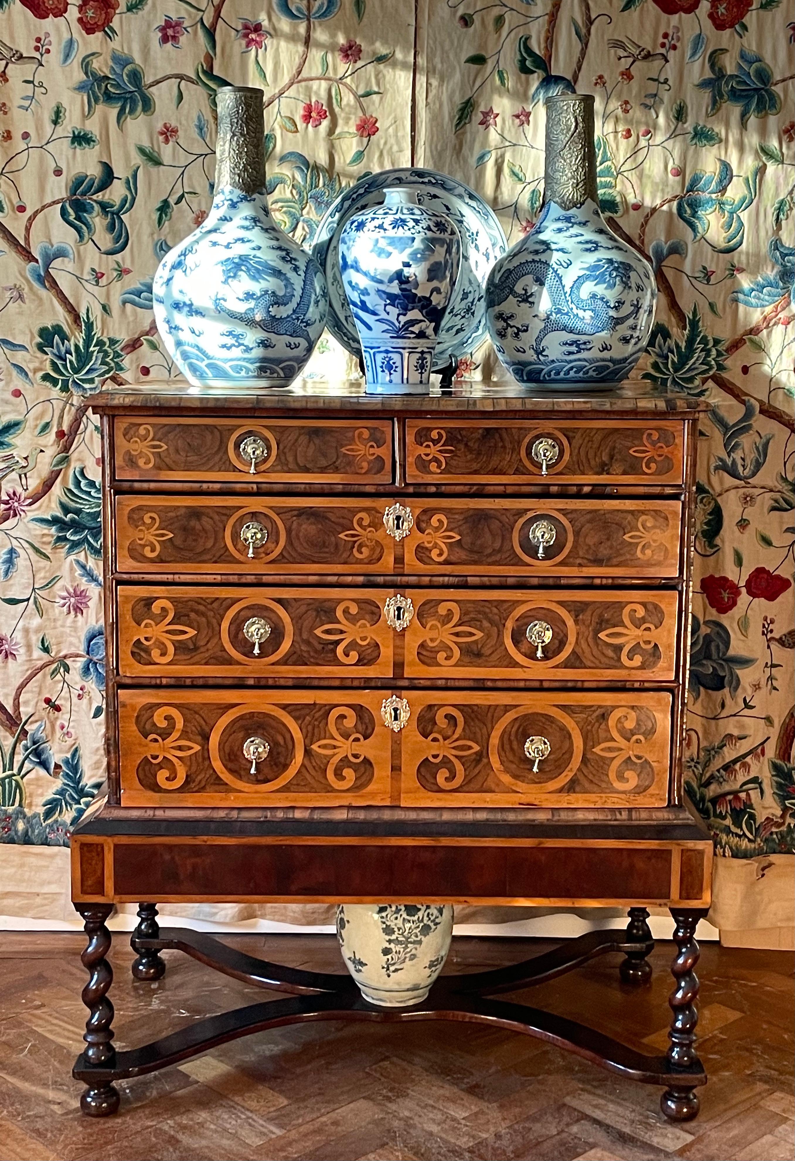 pair of antique chest of drawers