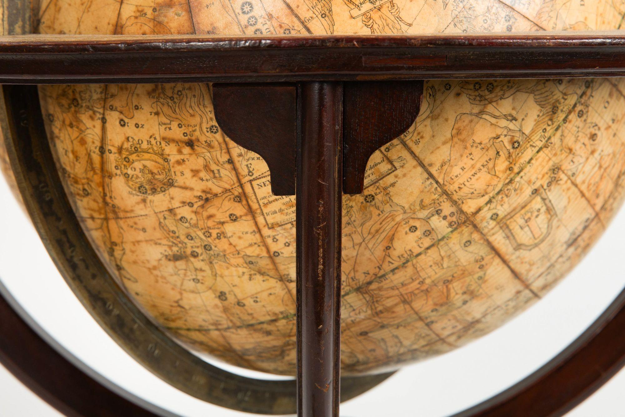 Fine Rare Regency Table-Top Celestial 12” Globe by J & W Cary ca. 1816 For Sale 5