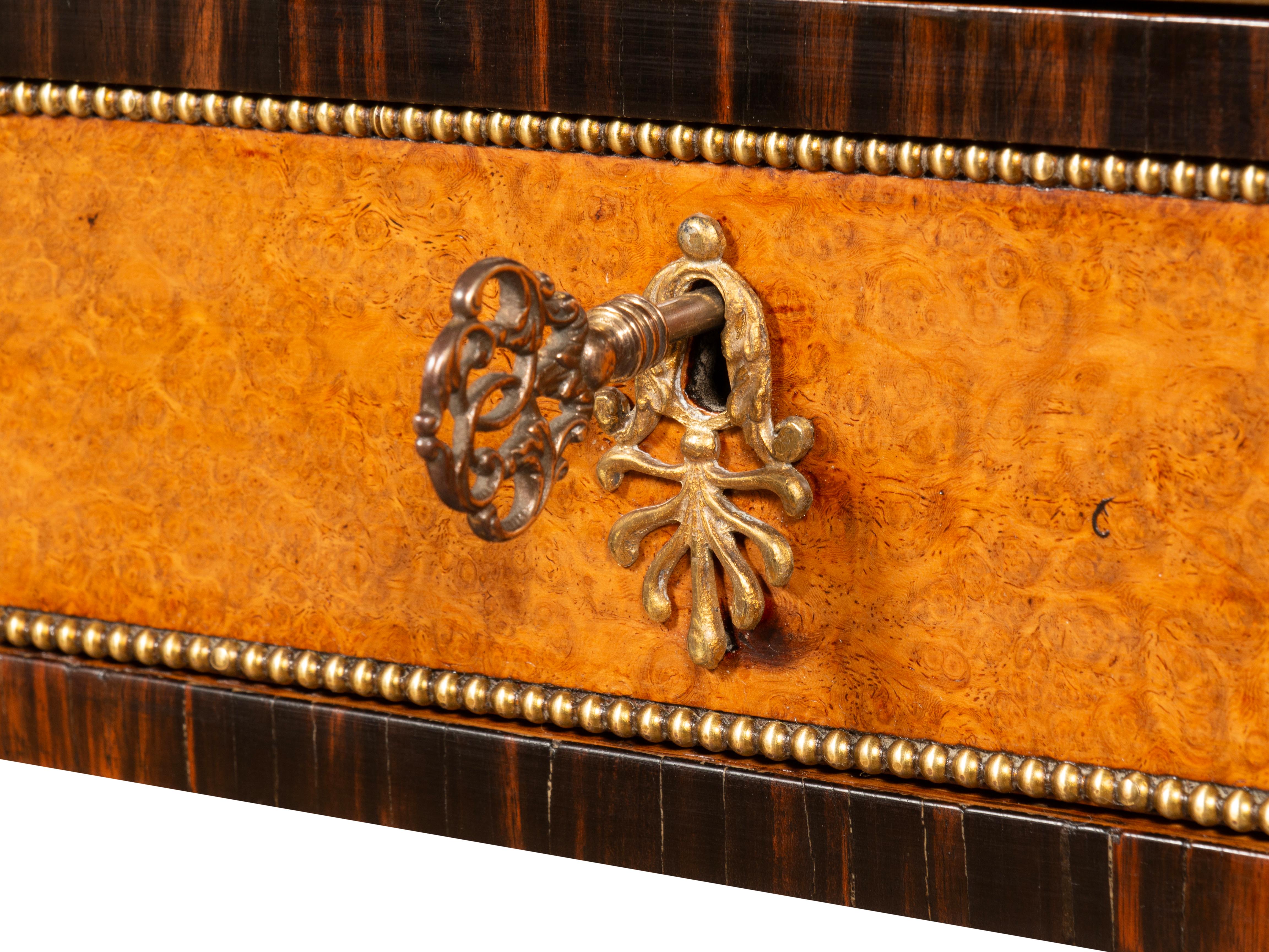 Fine Regency Amboyna And Calamander Games Table 4