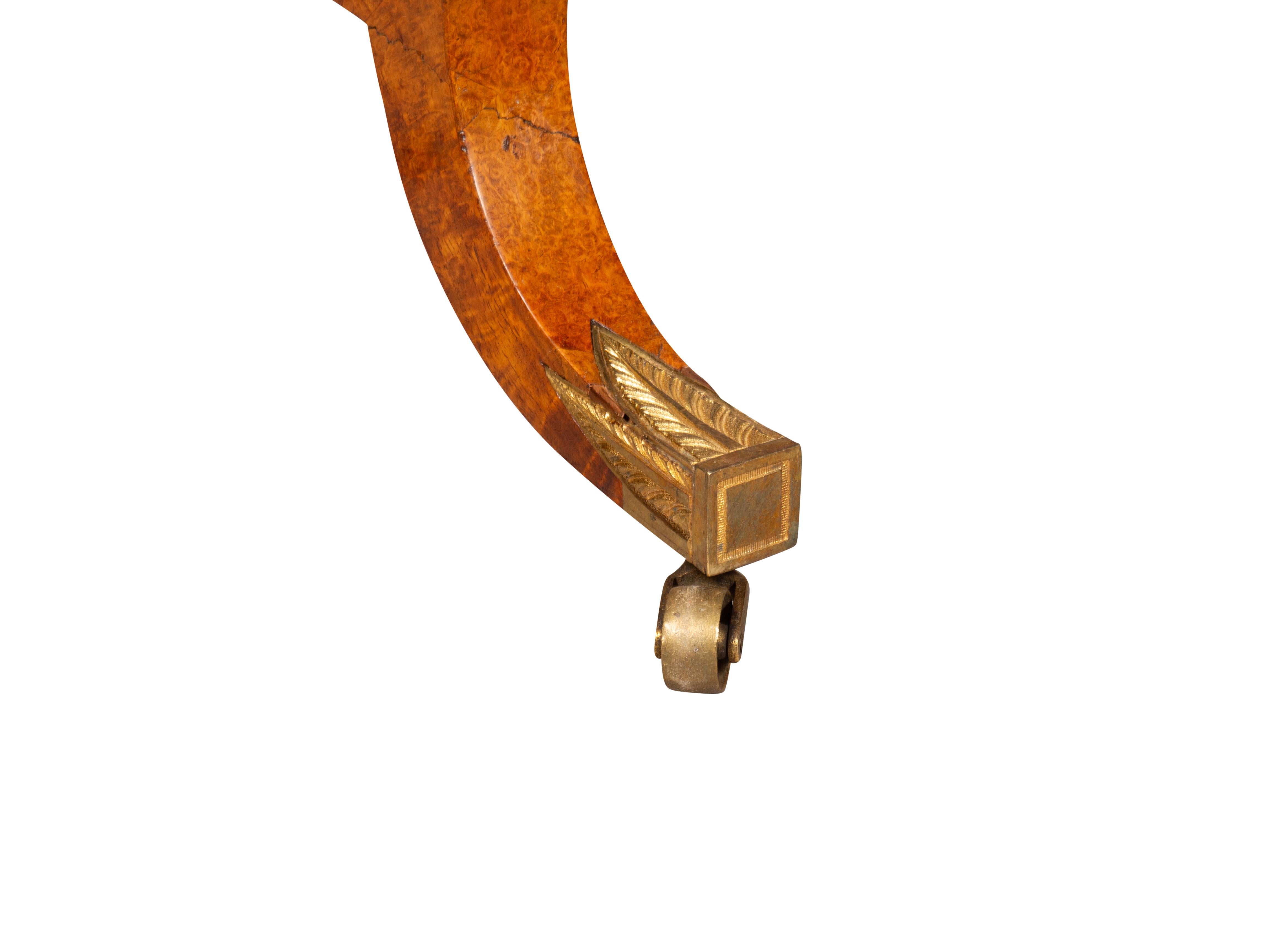 Fine Regency Amboyna And Calamander Games Table 5