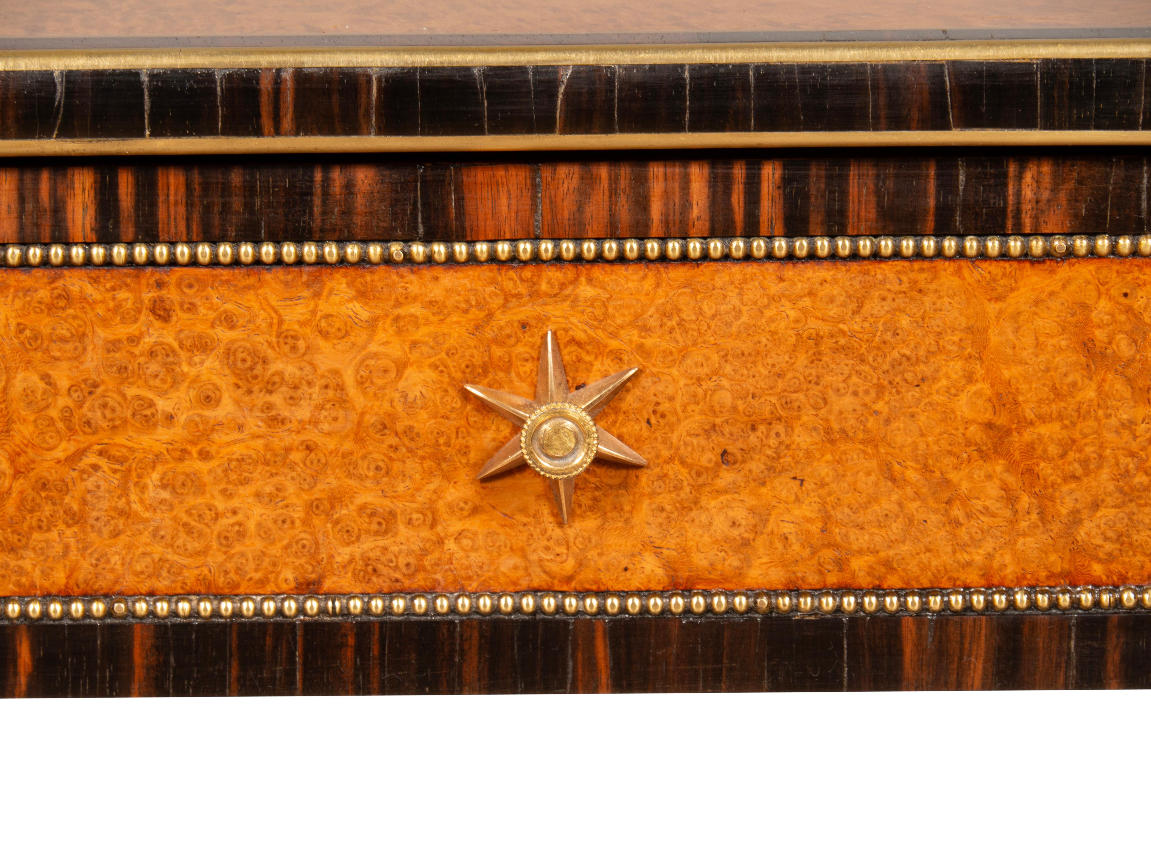Fine Regency Amboyna And Calamander Games Table 9