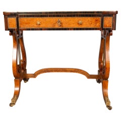 Regency-Spieltisch aus Amboyna und Calamander im Regency-Stil