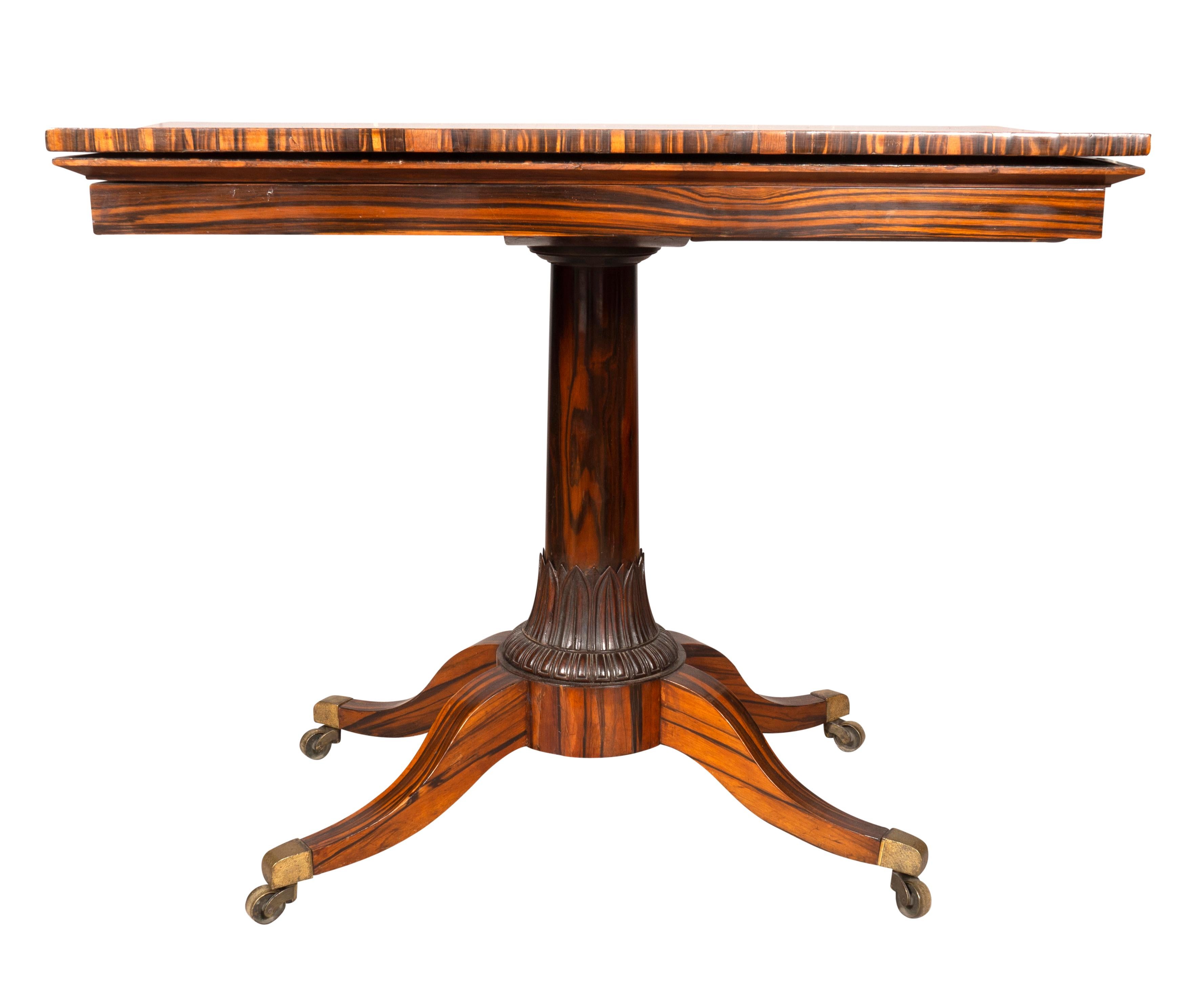 Very elegant proportions and fine woods make this table exceptional. It's in need of a new leather the current once bleached for a subtle effect.