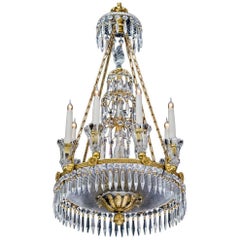 Fine Regency Cut Glass Dish Light