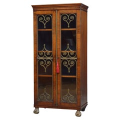 Antique Fine Regency Display Cabinet or Bookcase in Rosewood