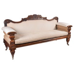 Antique Fine Regency Mahogany Sofa After John Taylor