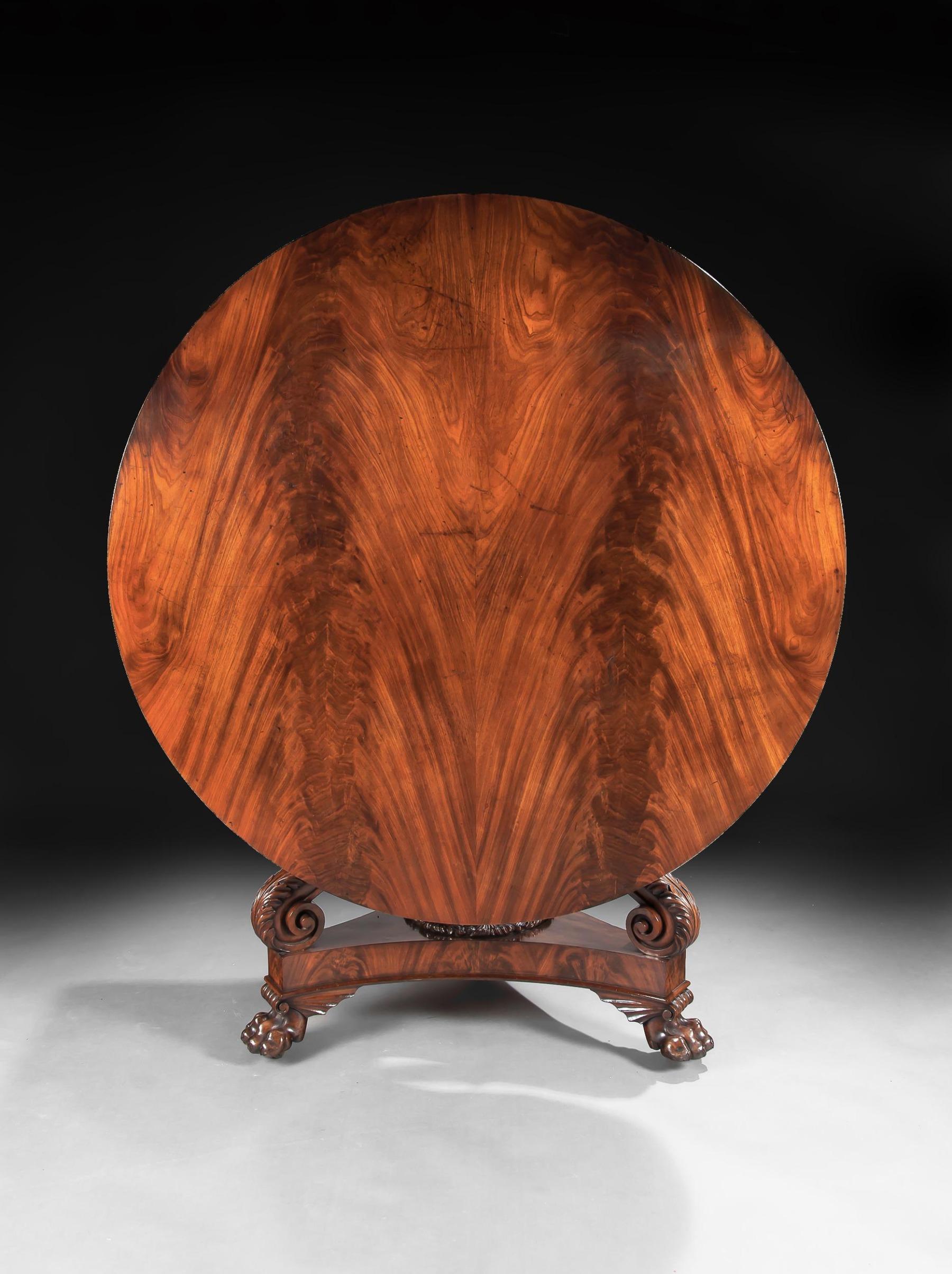 Fine Regency Period Mahogany Centre Table 5