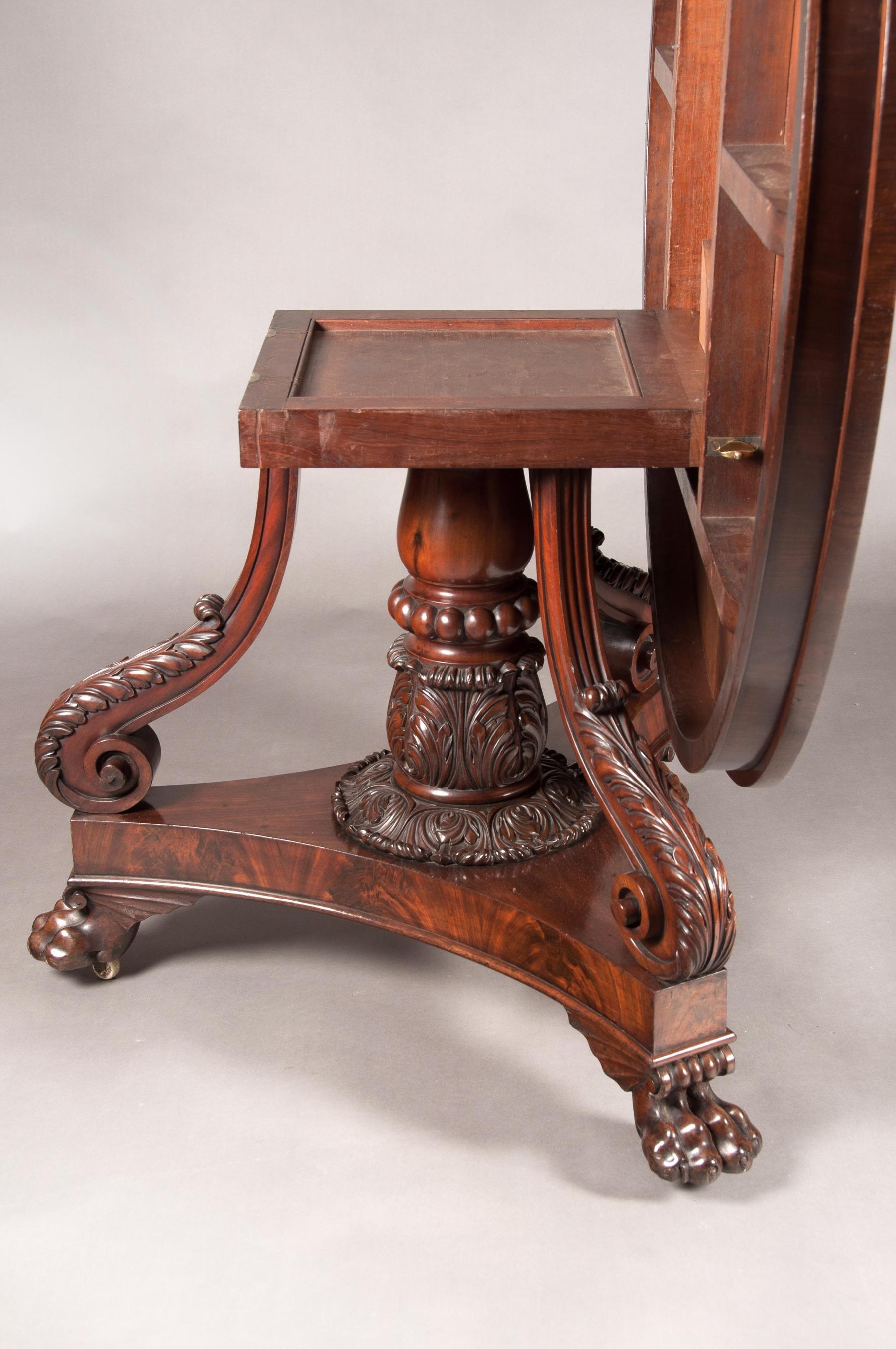 19th Century Fine Regency Period Mahogany Centre Table