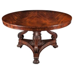 Fine Regency Period Mahogany Centre Table