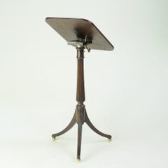 Fine Regency Period Mahogany Lectern Table