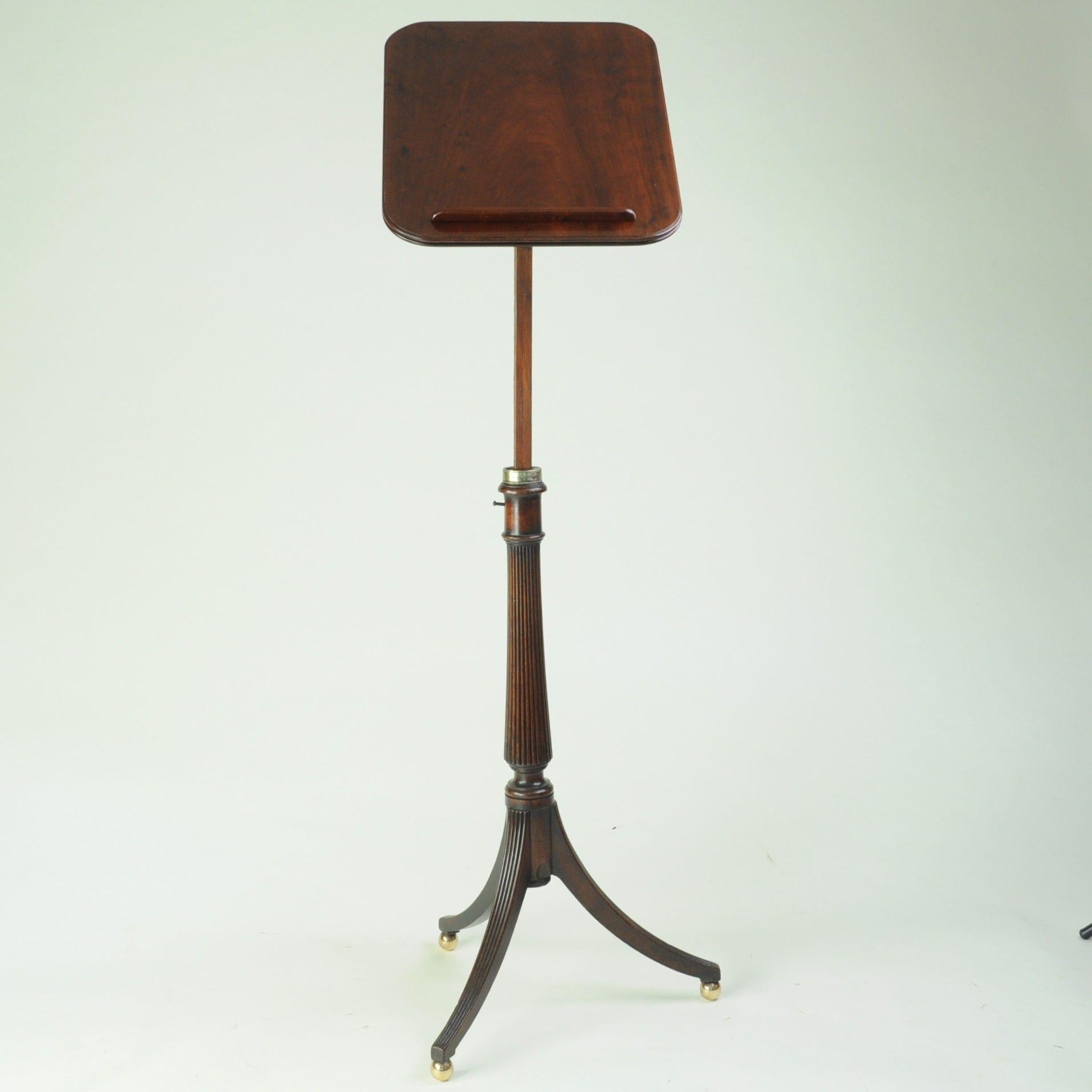 Fine Regency Period Mahogany Lectern Table For Sale 1