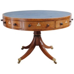 Fine Regency Rosewood Drum Table in the Manner of Gillows