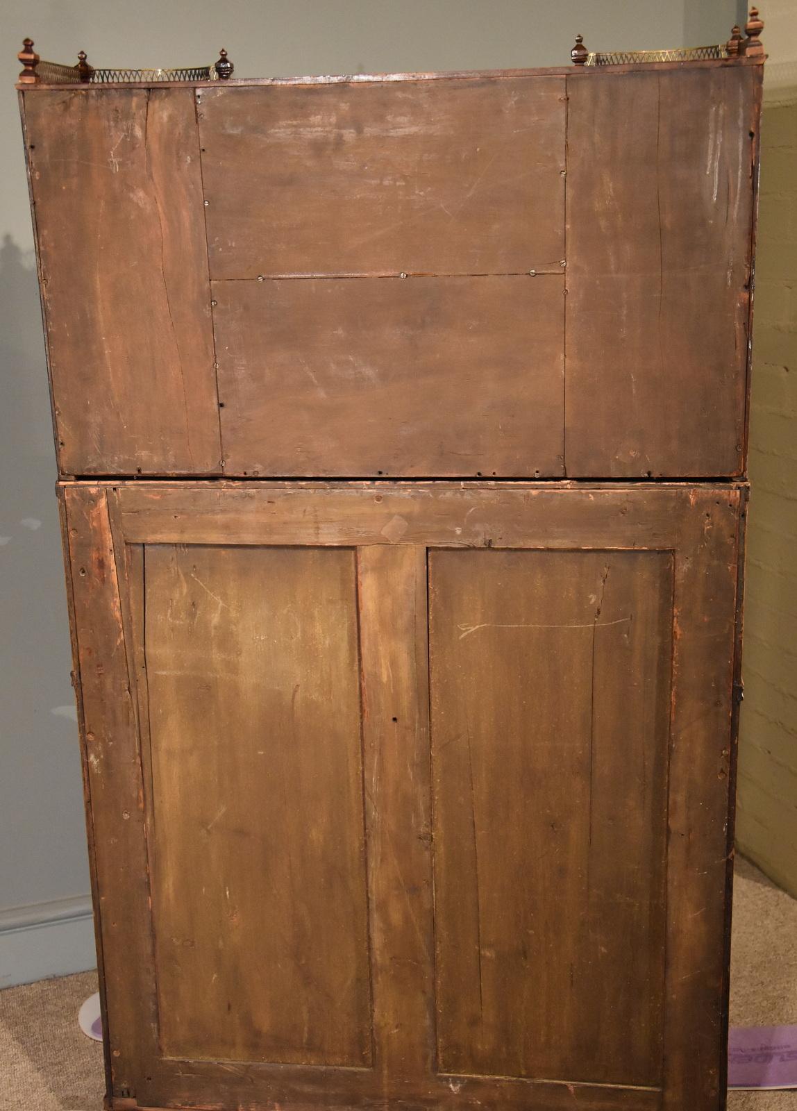 Fine Regency Satinwood Secretaire Cabinet For Sale 5