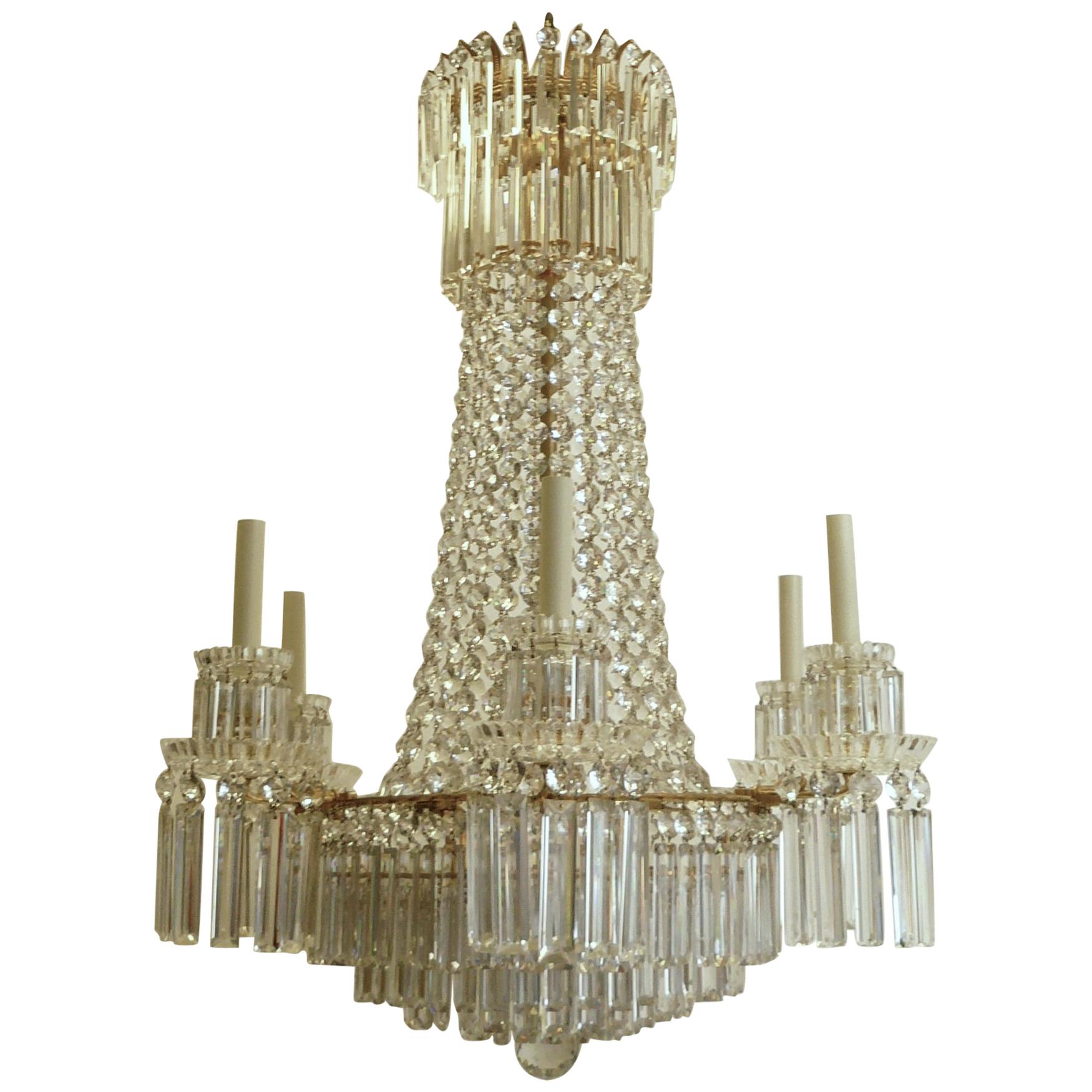 Lampadario a sei luci Fine Regency di John Blades