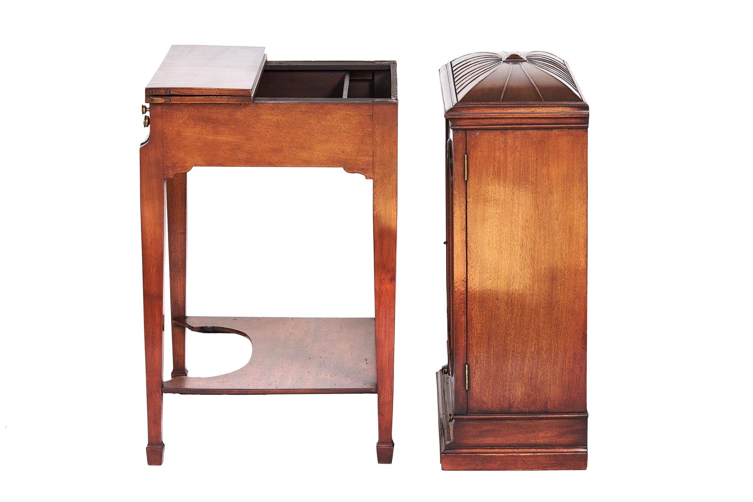 Stile Regency raffinato  Mobiletto da scrittura in mogano Circa 1900 In condizioni buone in vendita a Dereham, GB