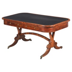 Fine Regency Walnut Writing Desk