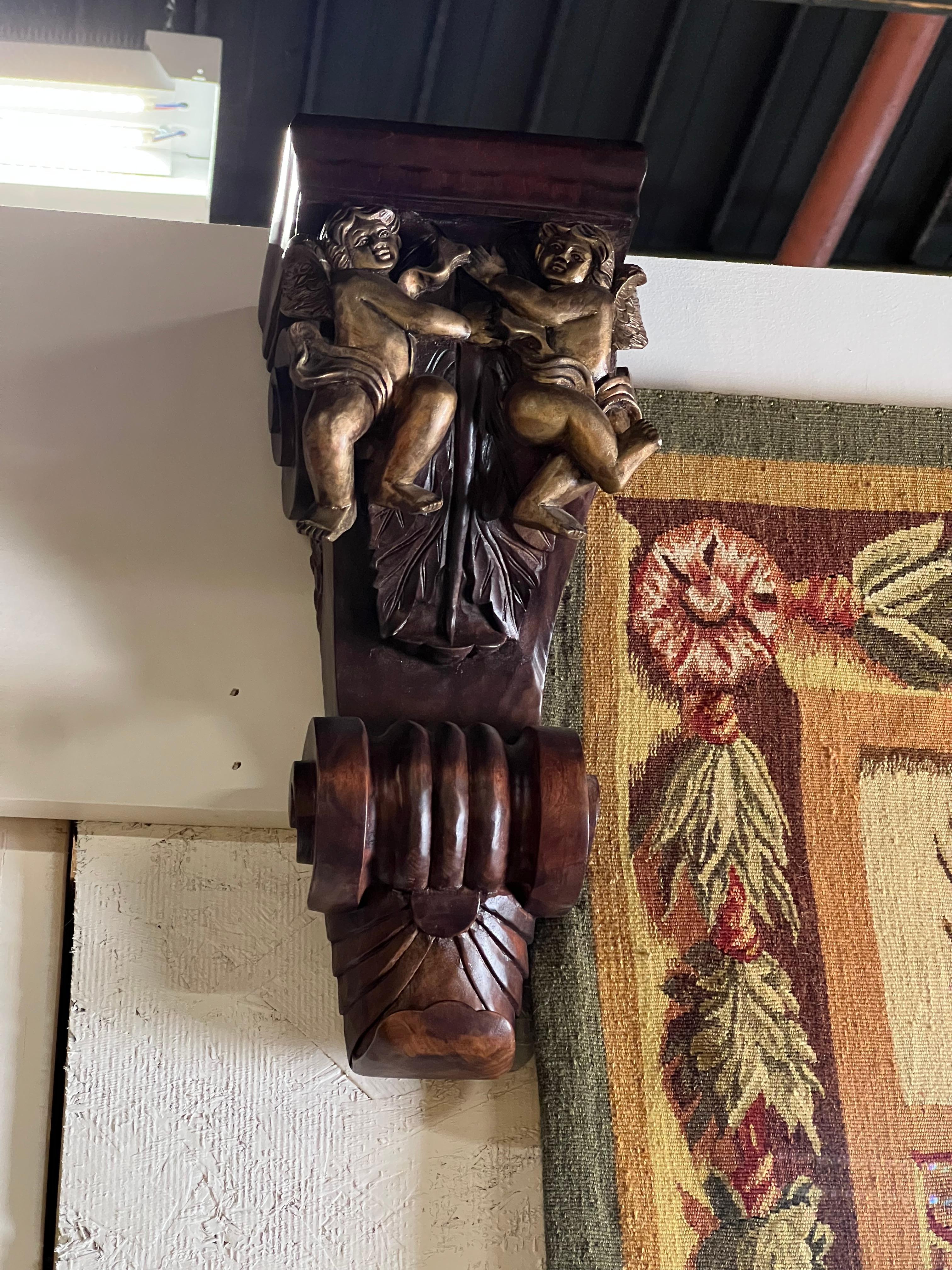 Feine Reproduktion des Aubusson-Wandteppichs aus der Zeit Ludwigs XIV. Portiere des Renommees