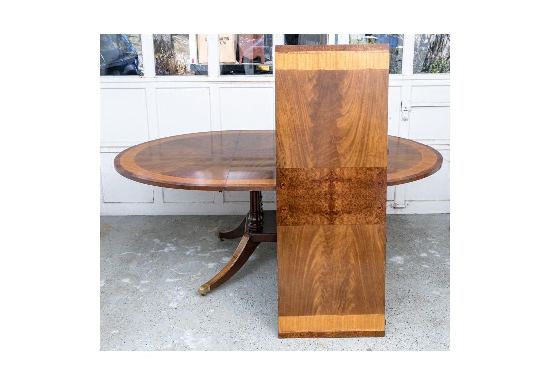 Fine Restall Brown & Clennell English Georgian Style Pedestal Dining Table For Sale 14