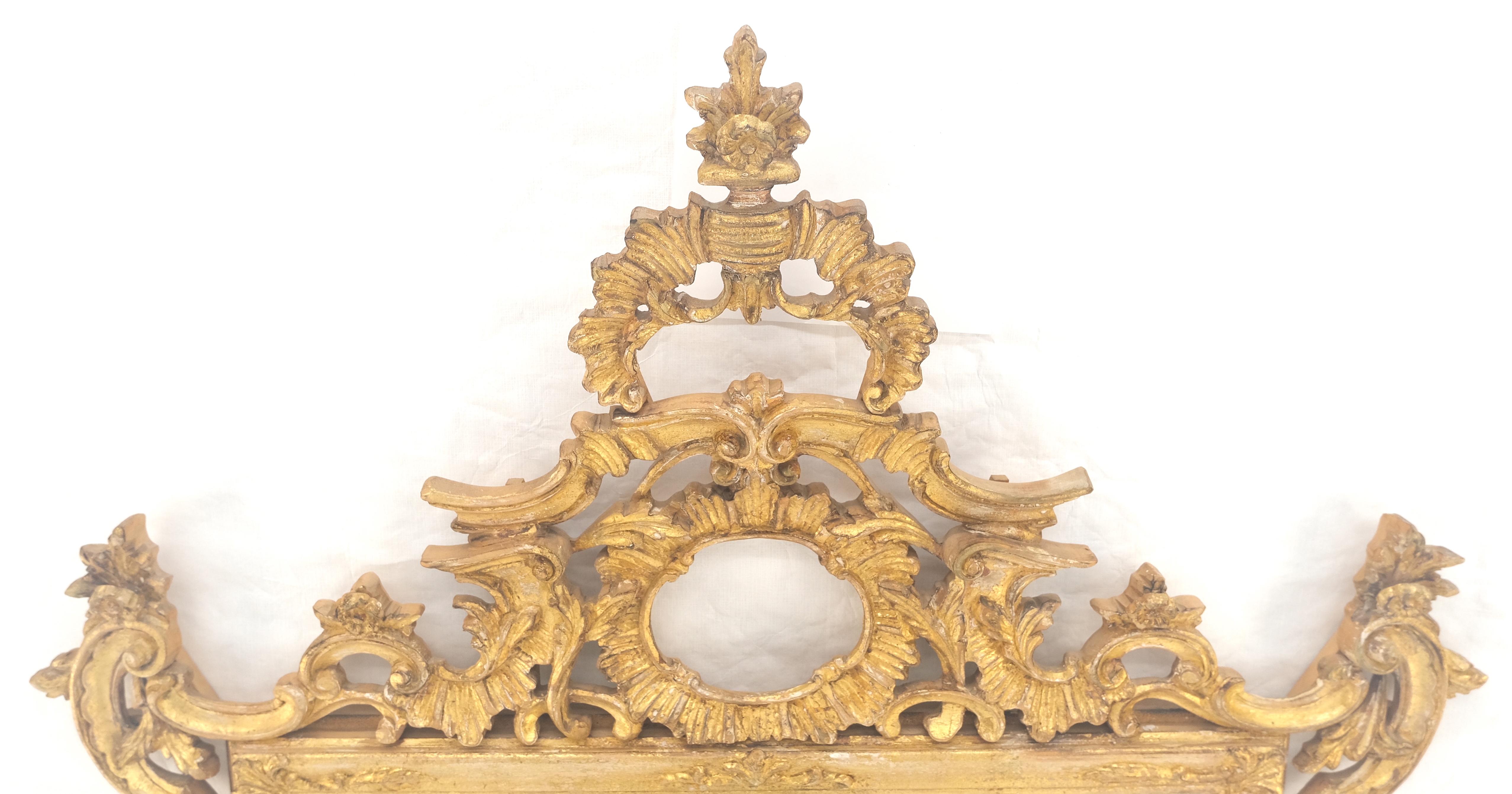 italien Grand miroir 53x40 de style Rococo Style Rococo Made in Italy Mint en vente