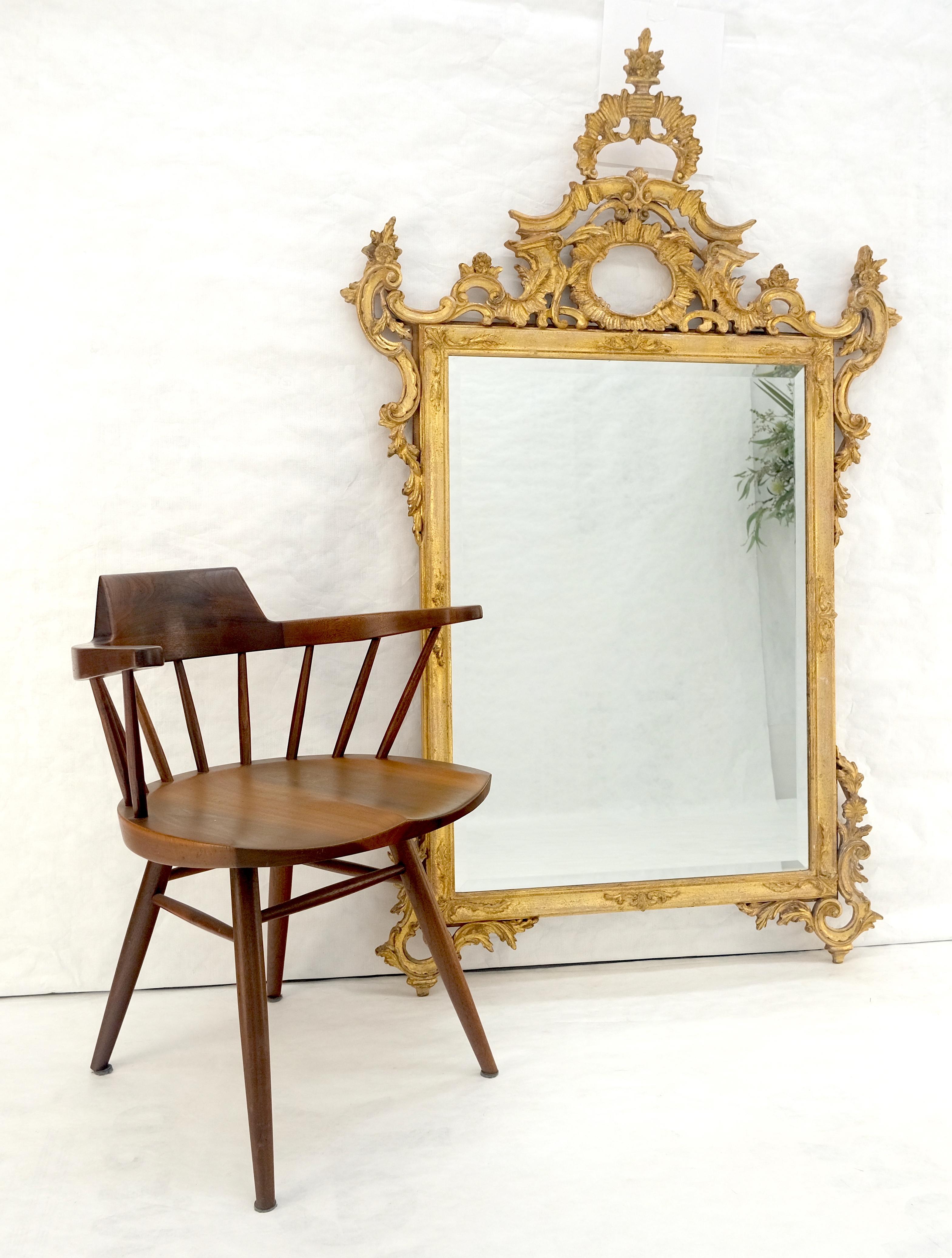 Gesso Grand miroir 53x40 de style Rococo Style Rococo Made in Italy Mint en vente