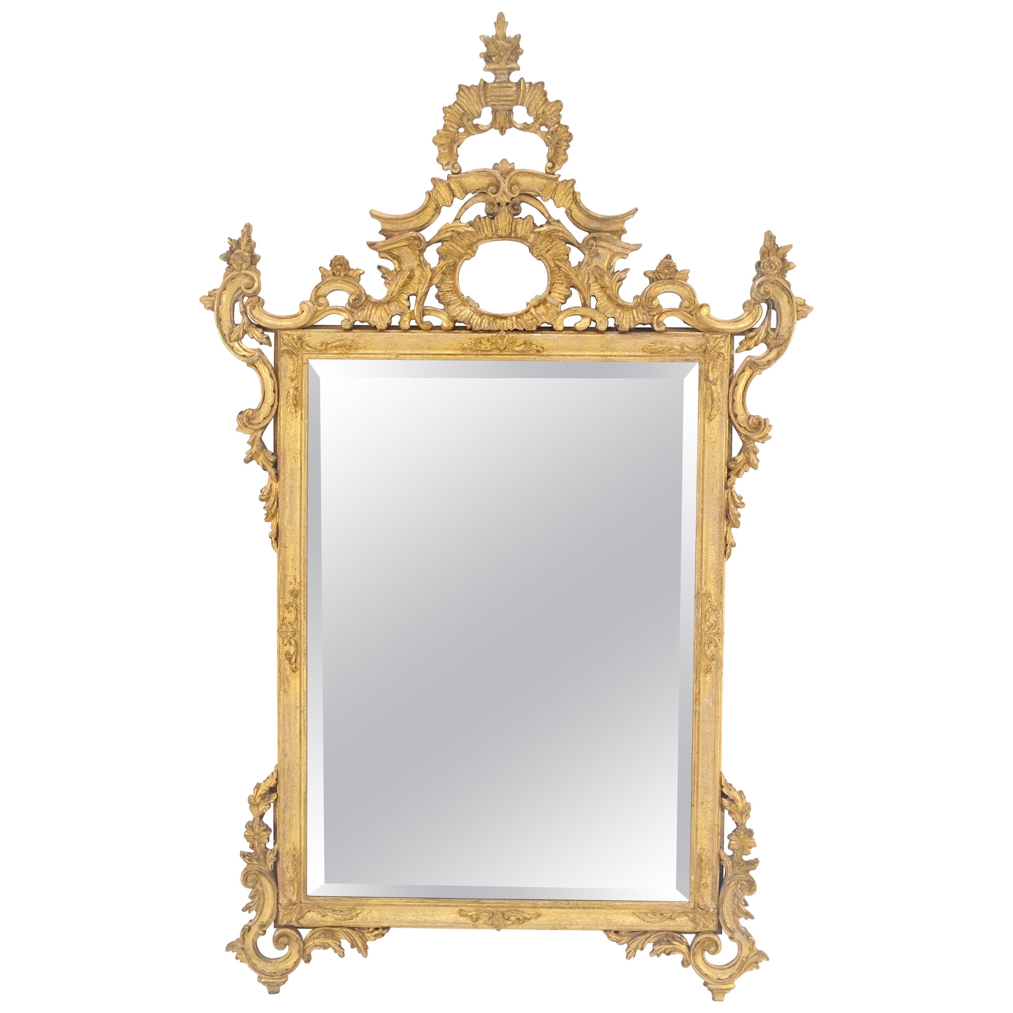 Grand miroir 53x40 de style Rococo Style Rococo Made in Italy Mint