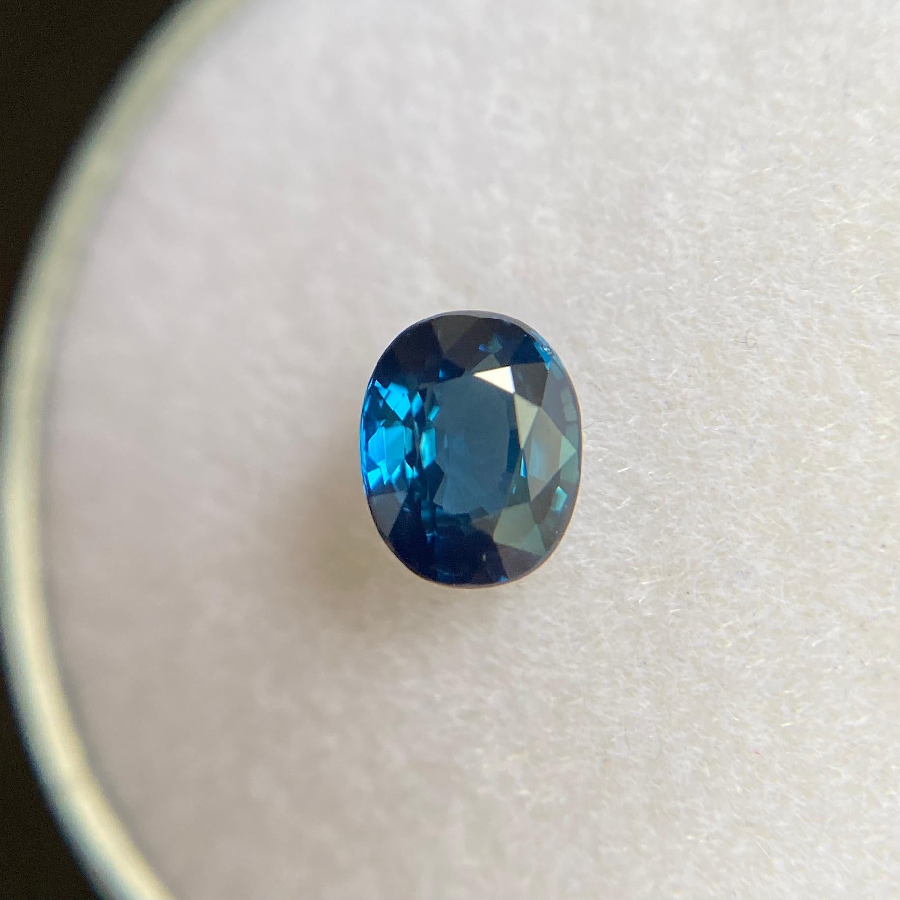 Fine Royal Blue Untreated Australian Sapphire Gemstone.

0.83 Carat with a beautiful royal blue colour and very good clarity. Very clean stone with only some small natural inclusions visible when looking closely.

Also has an an excellent oval cut