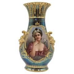Fine Royal Vienna Portrait Vase