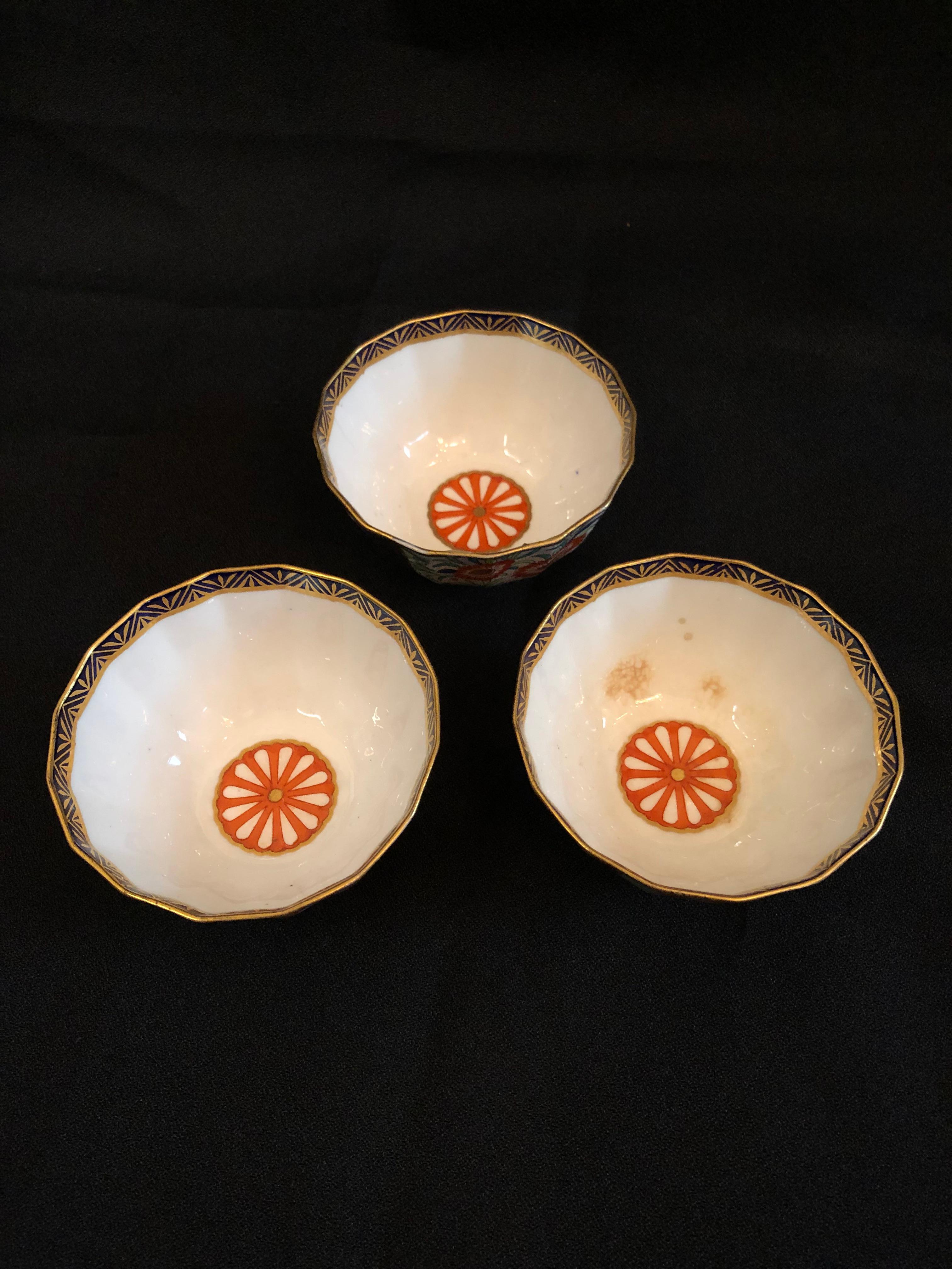 Fine Royal Worcester Porcelain Tea Service 1881, Imari, English, Tray For Sale 2