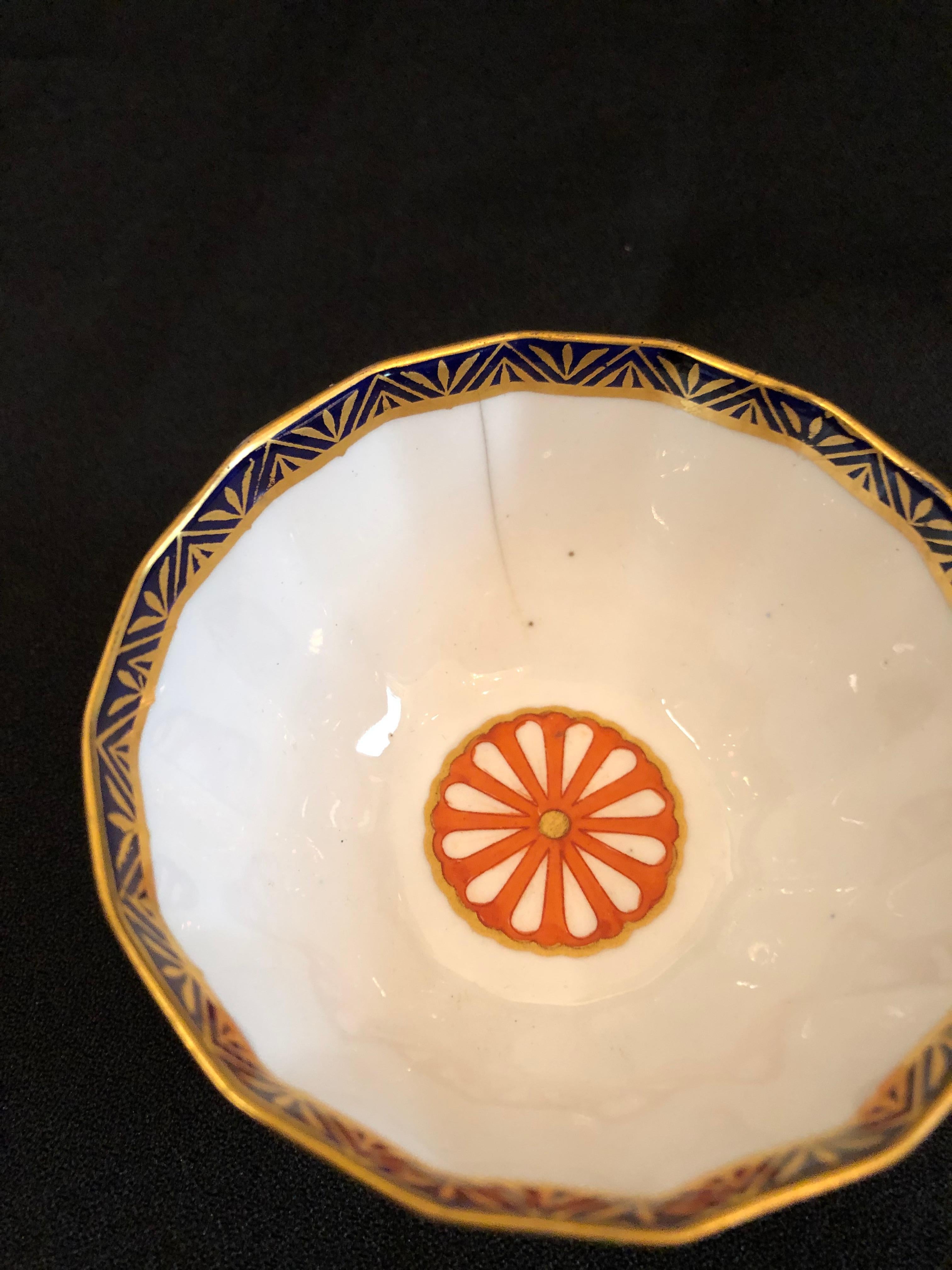 Fine Royal Worcester Porcelain Tea Service 1881, Imari, English, Tray For Sale 4
