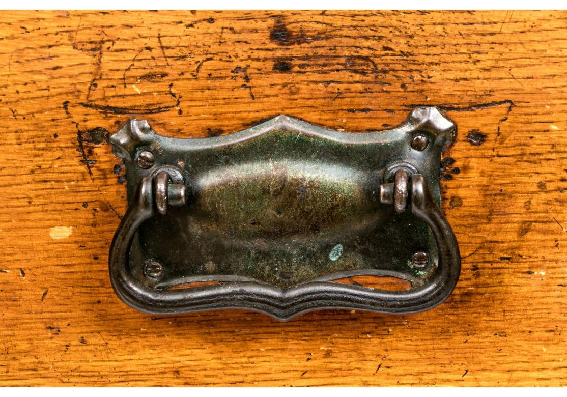 Fine Rustic Antique Pine Breakfront For Sale 8