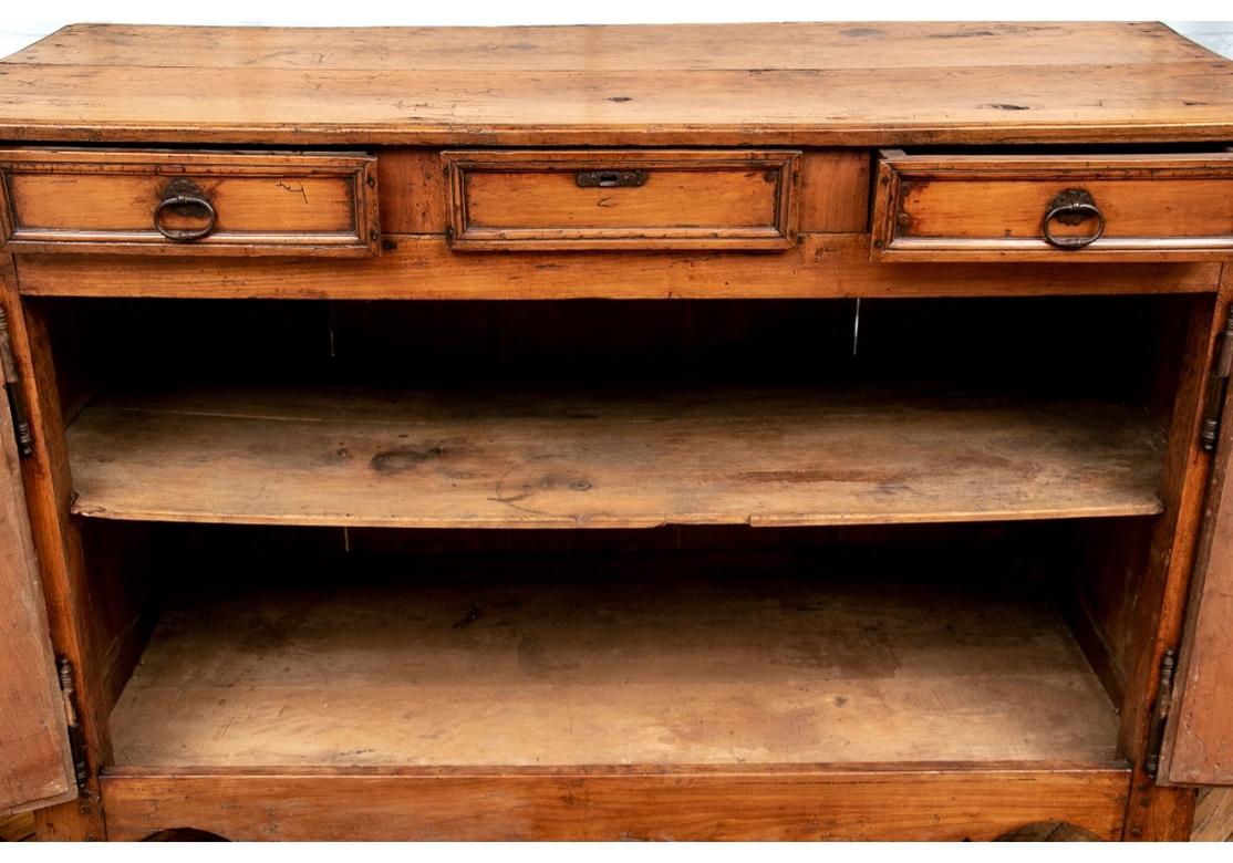 Fine Rustic Mid-19th Century English Elm Cupboard 2