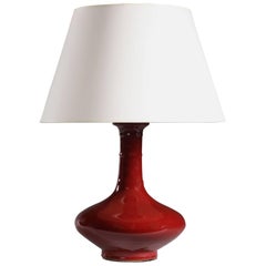Fine Sang de Boeuf Lamp