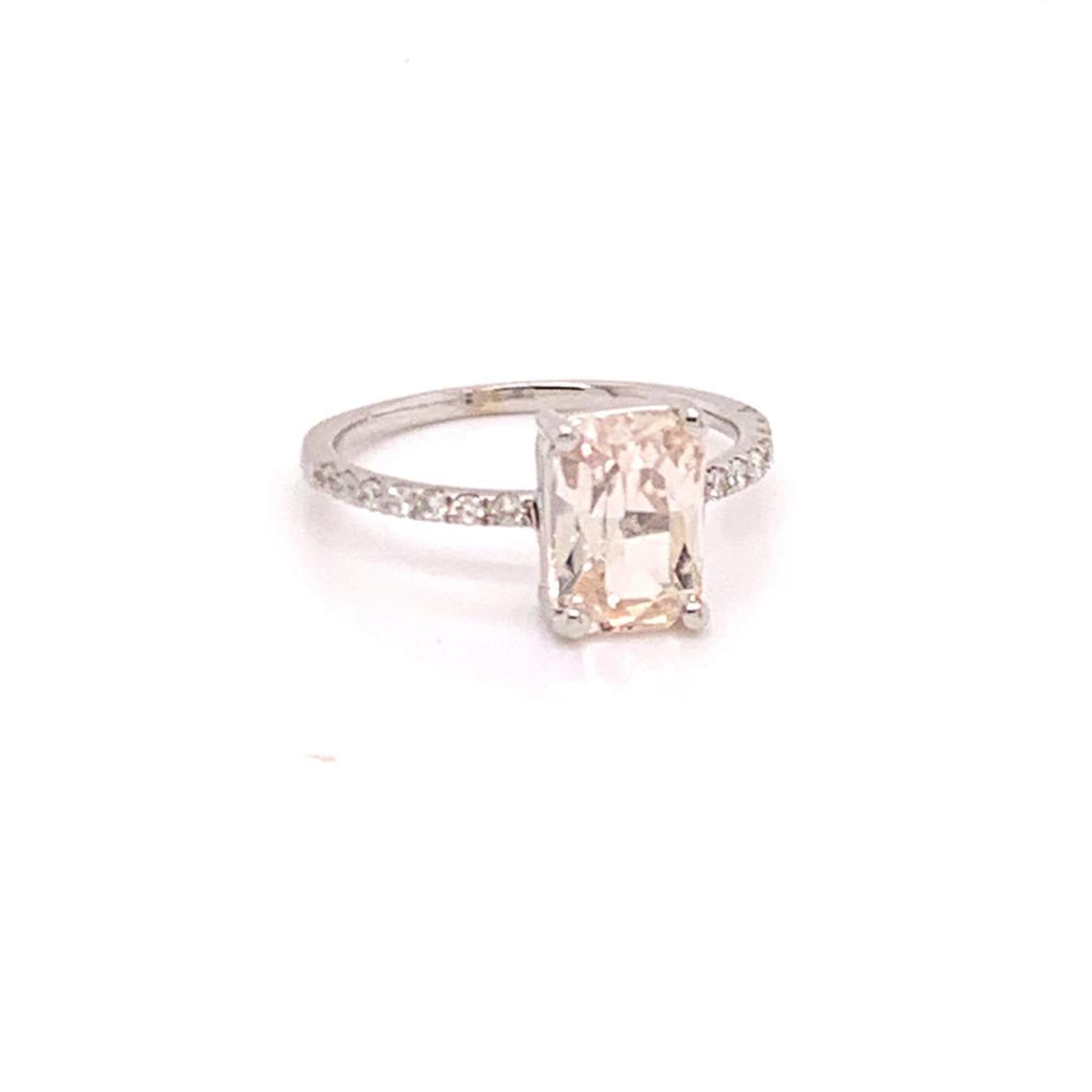 Diamond Sapphire Ring 2.29 TCW 14k Gold Women Certified  2