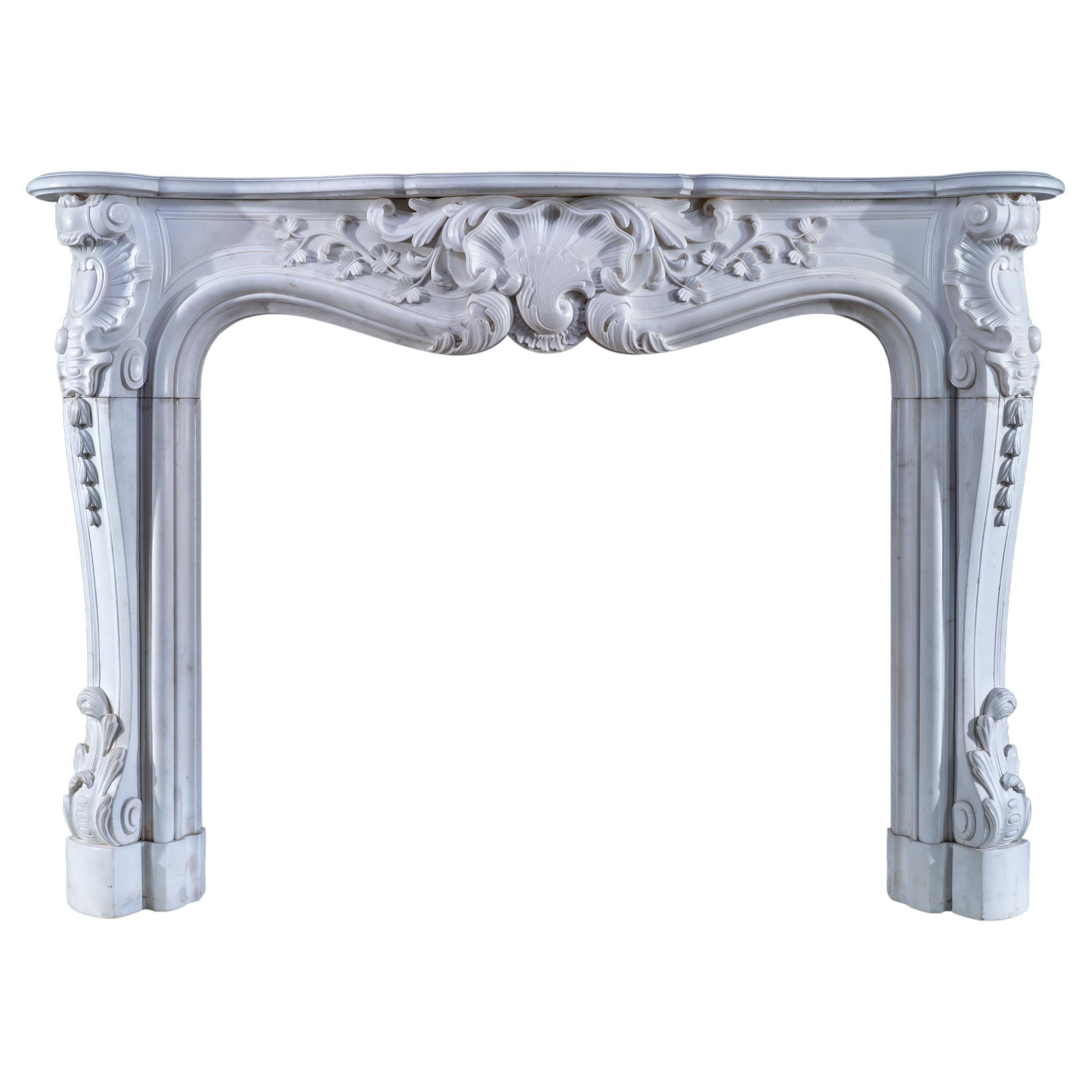 Feine schottische Rokoko-Statuette Chimneypiece