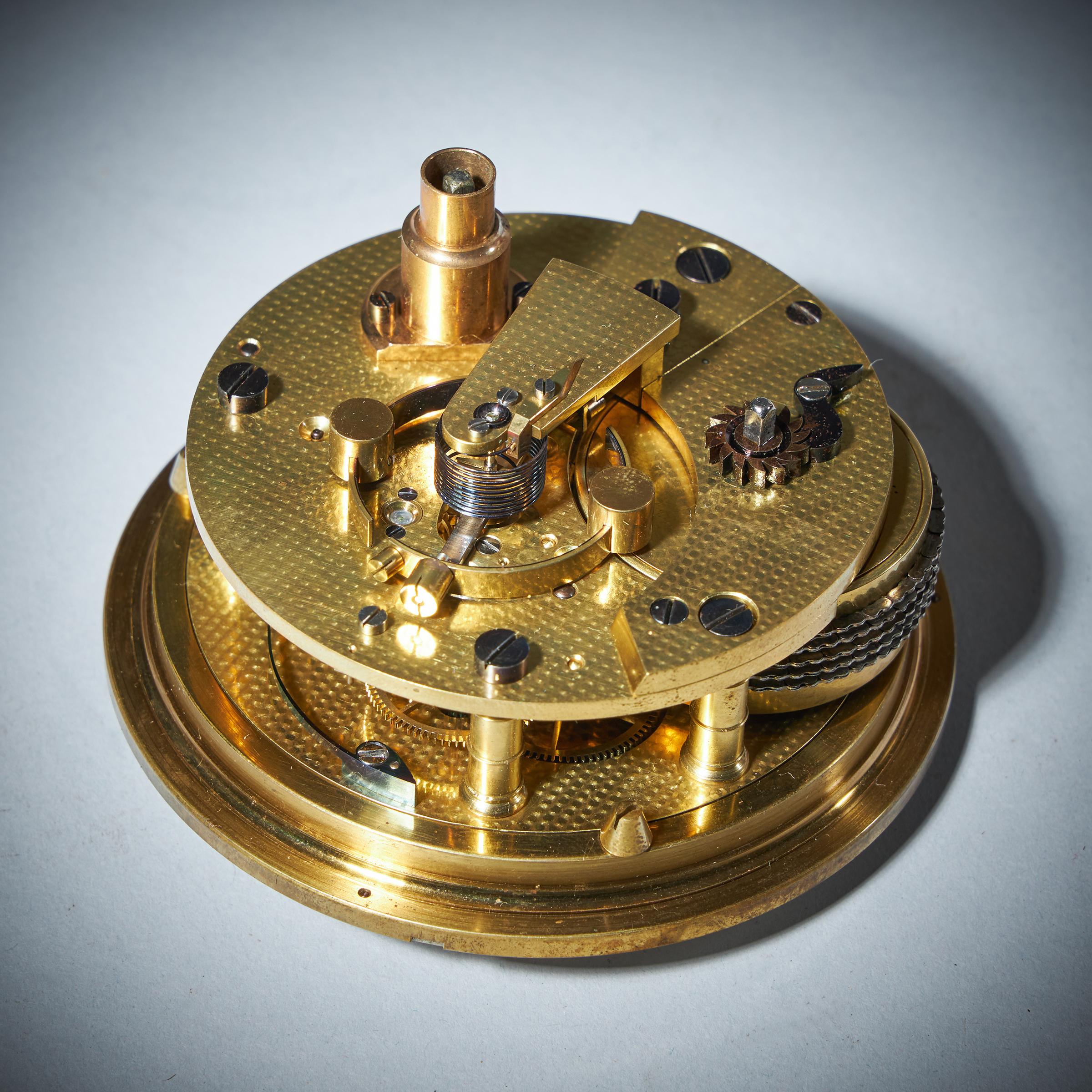 Feines englisches zweitägiges Marine-Chronometricometer, signiert im Angebot 7