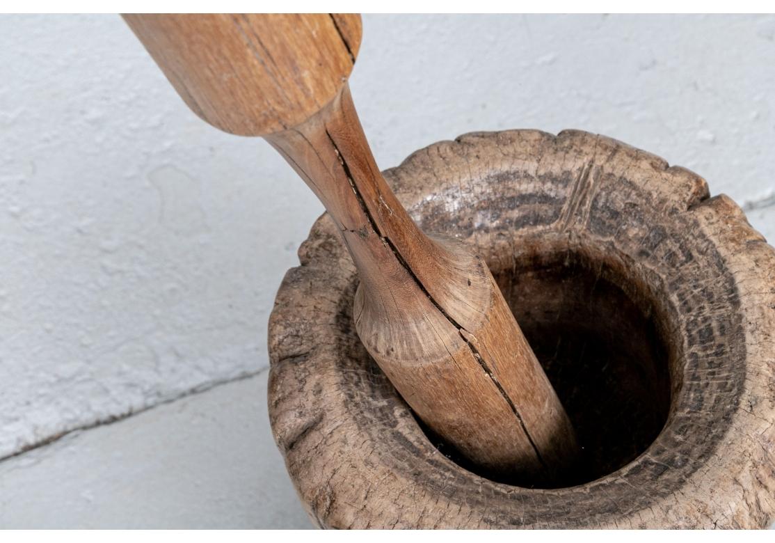 Fine Sculptural African Mortar and Pestle For Sale 3