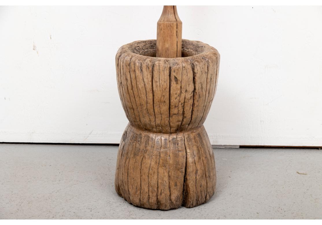 traditional african mortar and pestle