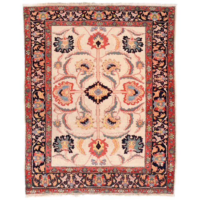 Antique Fine Farahan Rug For Sale at 1stDibs