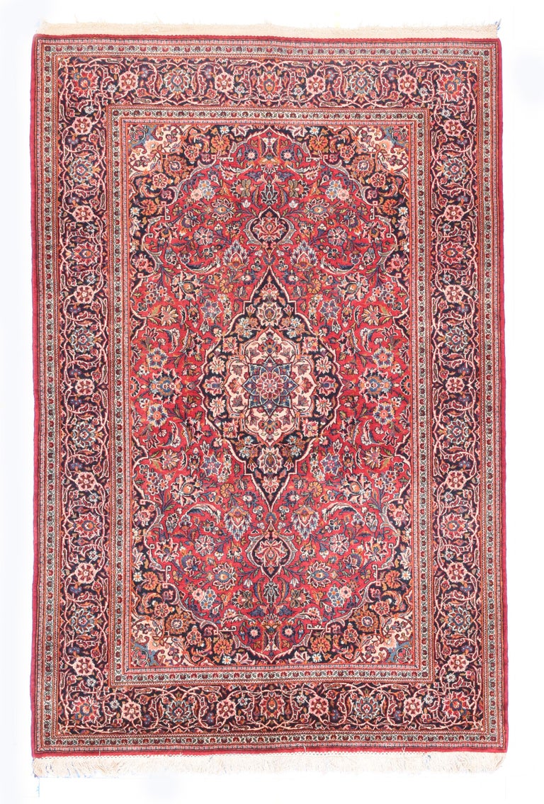 1930 model a carpet on Fine Semi Antique Kashan Persian Rug Hand Knotted Circa 1930 For Sale At 1stdibs