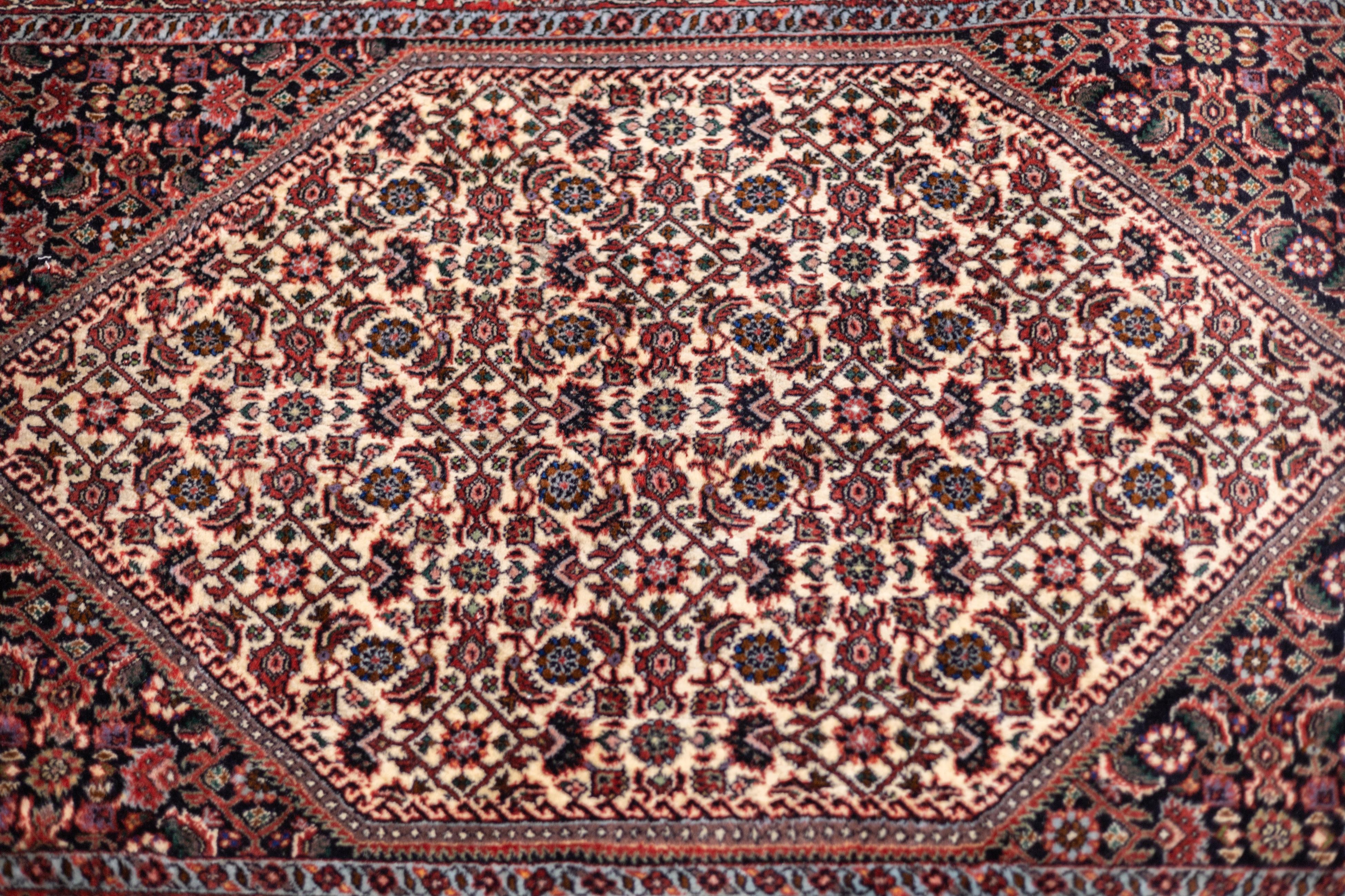 20ième siècle Fine tapis persan semi-ancien Bidjar 2'7