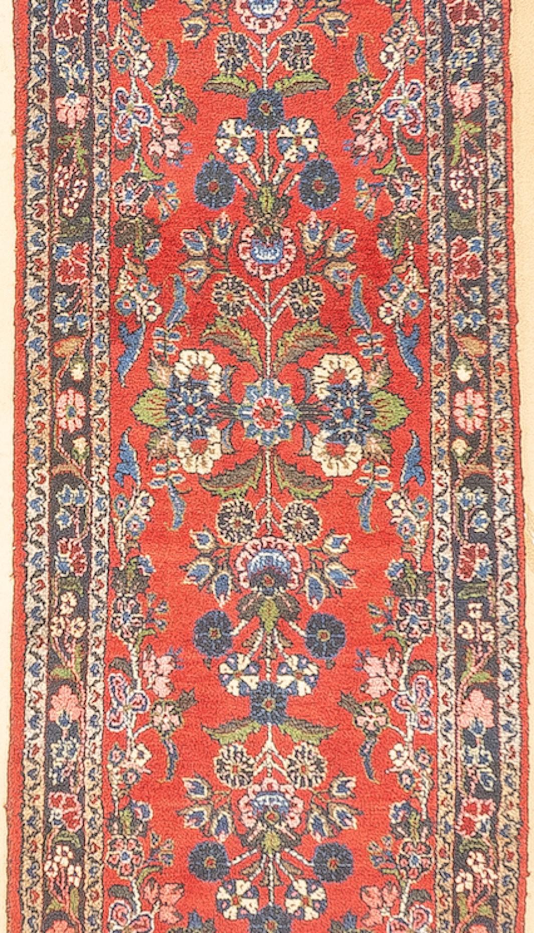 Fine Semi Antique Persian Dargezin Long Rug 2'7