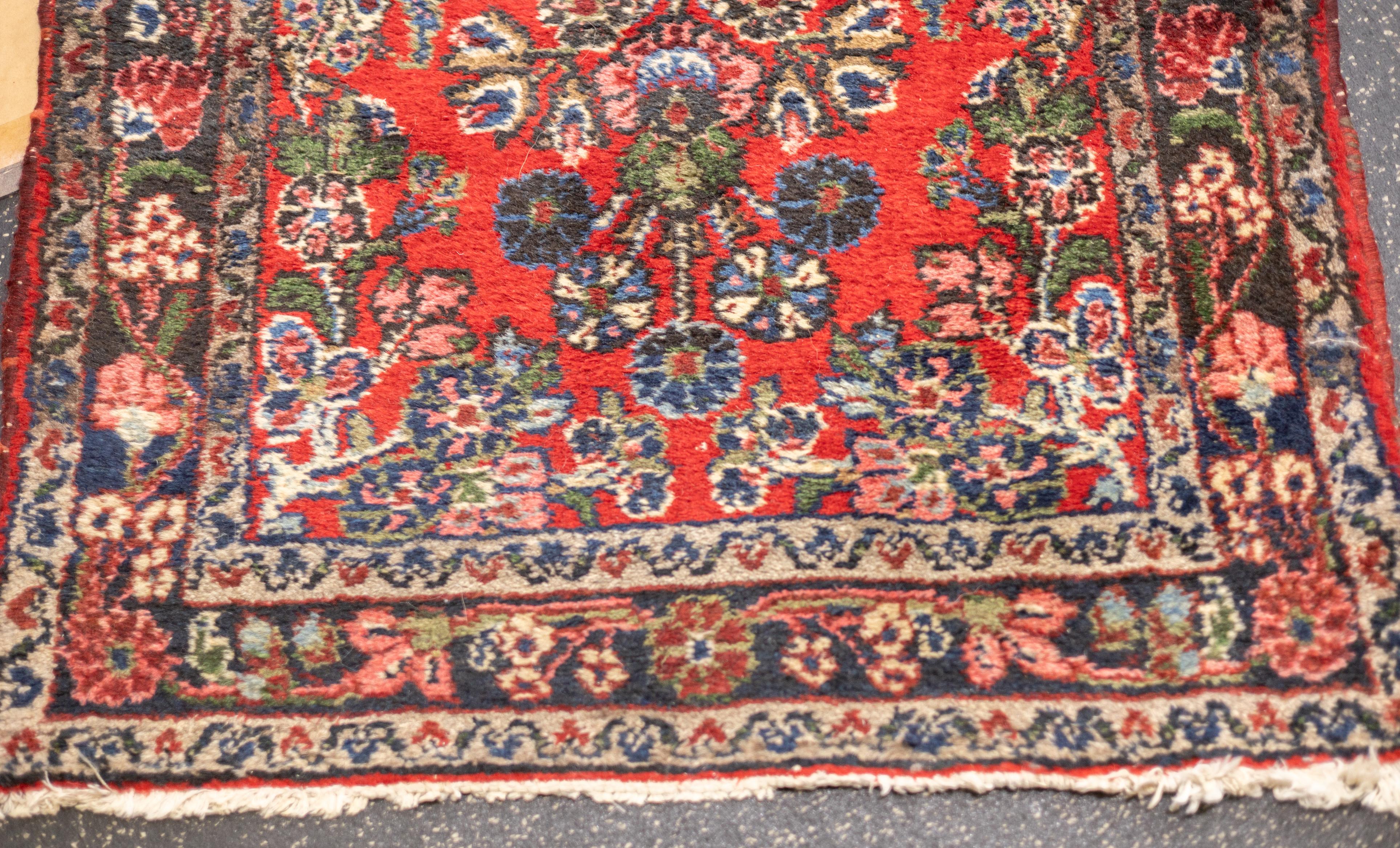 Feiner halb antiker persischer Dargezin-Teppich im Dargezin-Stil 2'7