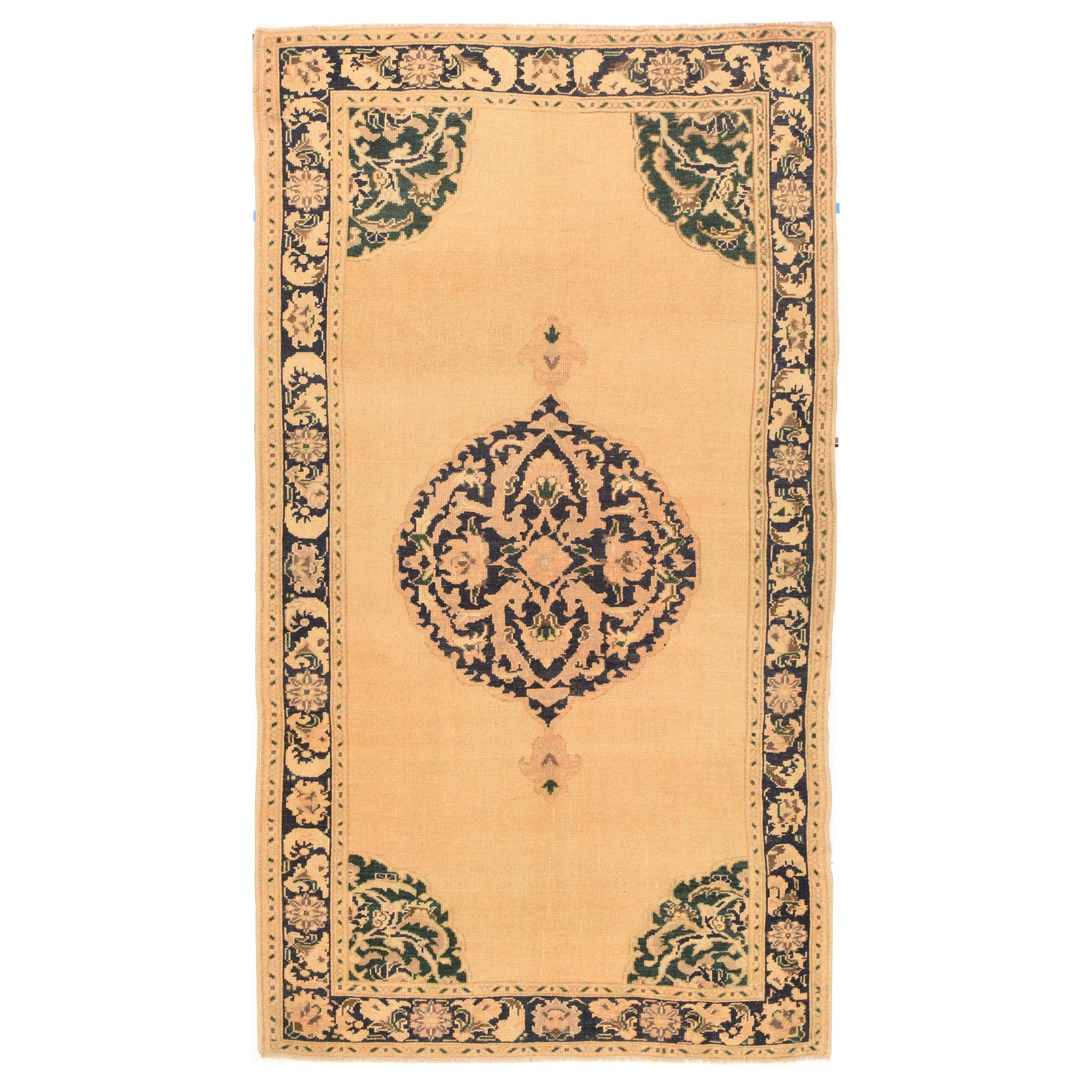 Vintage Turkish Area Rug For Sale at 1stDibs
