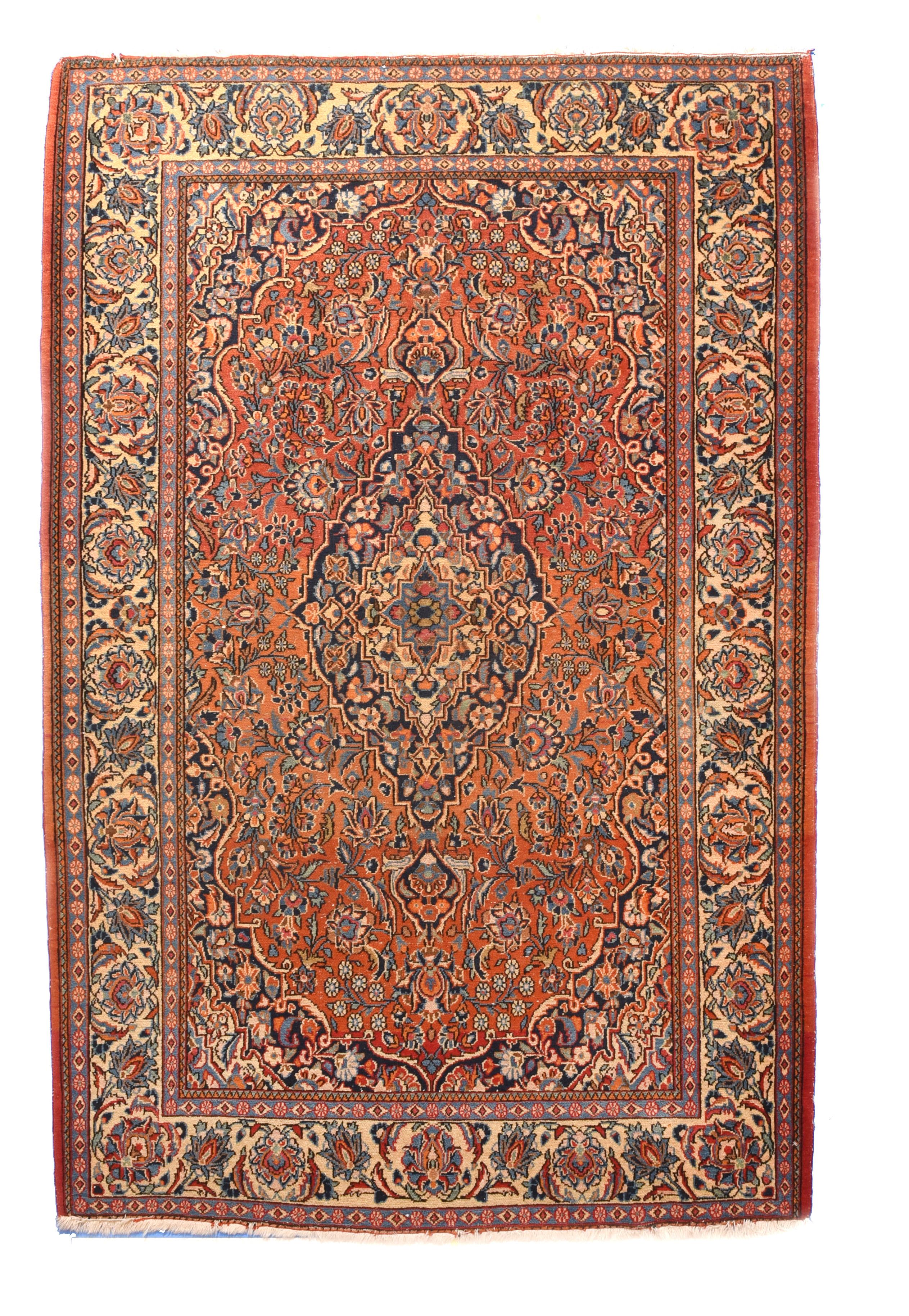 Vintage Persian Kashan In Good Condition In New York, NY