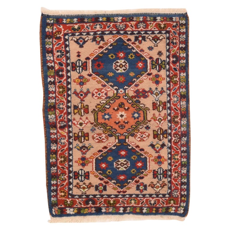 Persian Yalameh Area Rug For Sale at 1stDibs