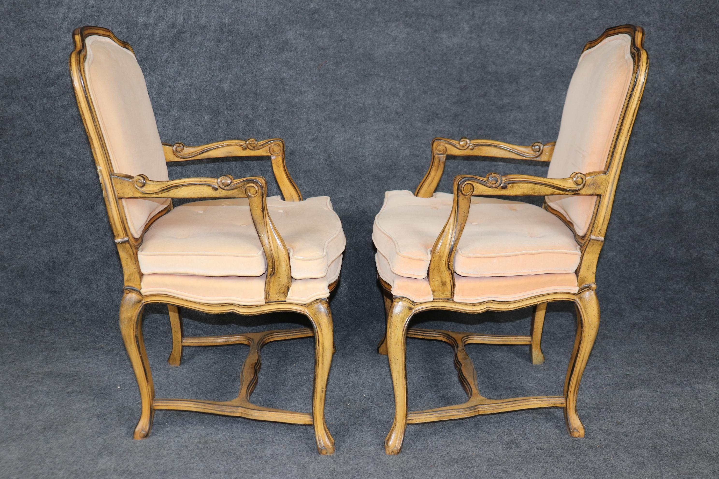 Fine Set of 10 French Carved Walnut Louis XV Dining Chairs 2