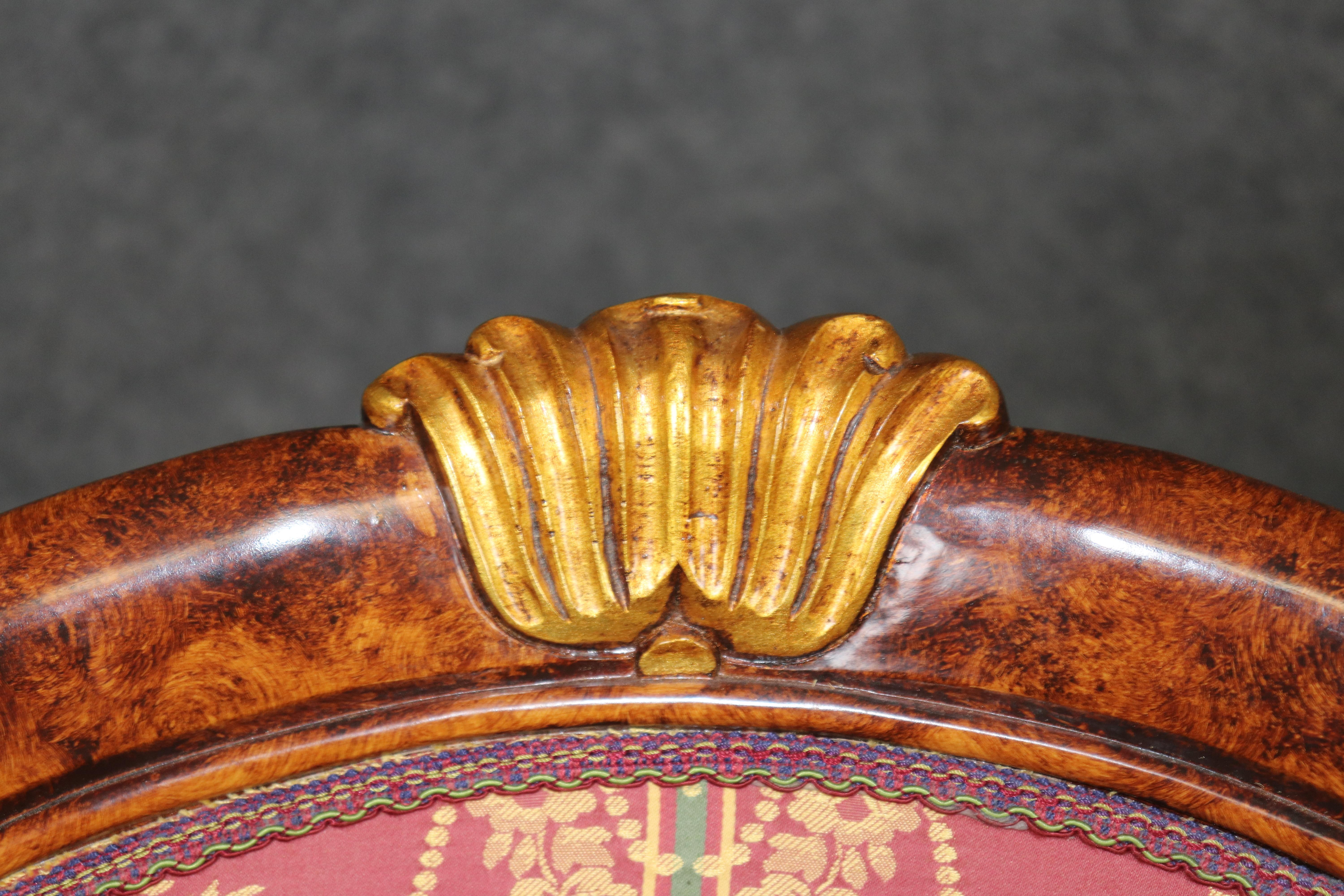 Fine Set of 10 French Louis XV Rococo Carved Mahogany Dining Chairs For Sale 7